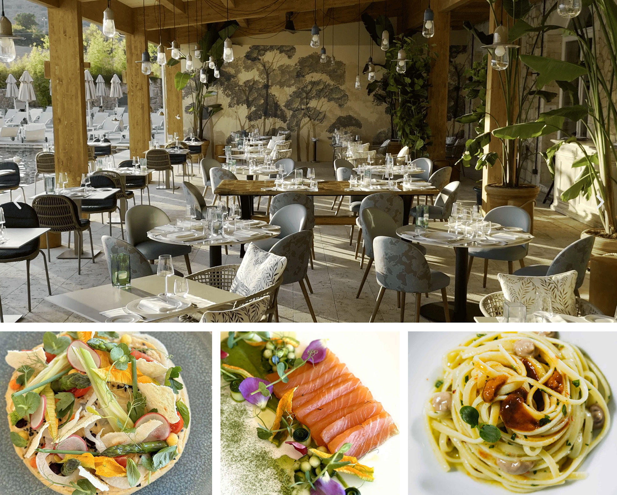 1919 restaurant at Terme di Saturnia serving authentic Tuscan cuisine in southern Maremma