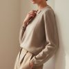 Italian cashmere silk bow motif jumper at CountryClubuk.