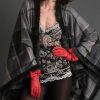 The new Cecilia check cape in soft alpaca