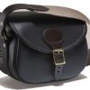 Top-notch English leather shooting kit: rapid loader cartridge bag, 100 capacity