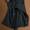 Gorgeous alpaca coat cape with extra-large alpaca fur collar