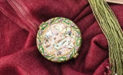 Beautiful hand-enamelled Cleopatra Compact: a snip at £23