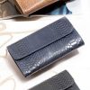 Smart new Cocullo Italian leather clutch