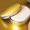 Three sandalwood hard shaving soaps by Taylor of Old Bond Street