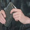 Midnight Clutch bag in black Swarovski crystal