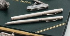 Fine English sterling silver William Manton rollerball pen