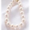 New large natural pearl and 14ct gold bracelet from Hawaii