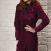 Wool Power: Step into the season's Aran knits: Elegant new duo-tone Aran coat