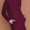 Fashionable, warm, soft Merino side-zip coat by Westend of Ireland