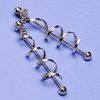 Waltz sterling silver earrings
