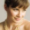 Four-strand citrine necklace