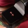 Stunning Chiaretto Earrings in garnet and gold