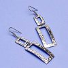 Handmade Flamenco sterling silver earrings, £33