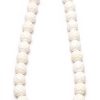 Reef Necklace in carved white turquoise