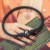 Stylish and contemporary Tahitian black pearl bracelet