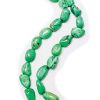 Tahoe Creek green turquoise and sterling silver necklace