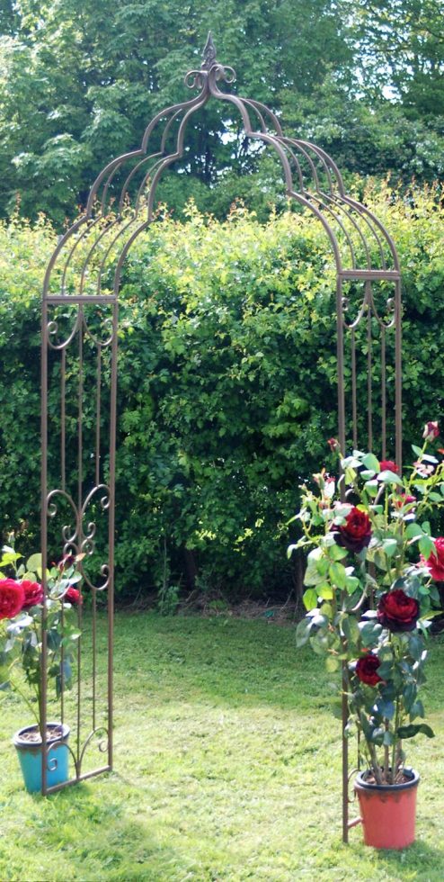 Classic Vintage Garden Arch in cream or antiqued 'rusty brown' by the ...