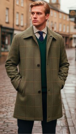 Gurteen Tweedale wool coat at CountryClubuk best price.