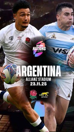 International Rugby: see England v Argentina in sell-out Autumn Nations Series at Twickenham: Sunday, November 23, 2025: Category One tickets available now: sold out