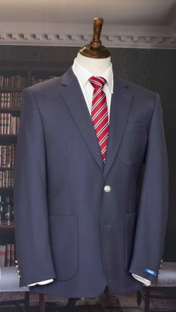 Proper kit for all seasons: well-cut, three patch-pocket, club blazer in pure wool: last remaining size 44in regular, only £55 delivered