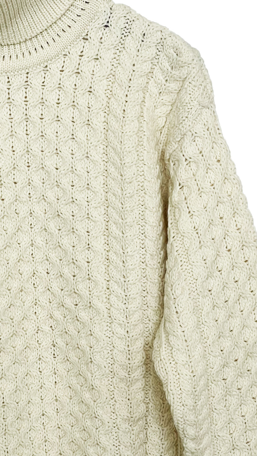 Soft and warm Irish roll neck men's sweater in pure Merino wool, the Carrick: an all-time classic favourite which is part of the Irish knitting tradition, at an exclusive Members' price - Image 2