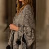 Python snake print stole in pure wool at CountryClubuk best price