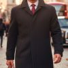 Magee navy wool overcoat at CountryClubuk best price