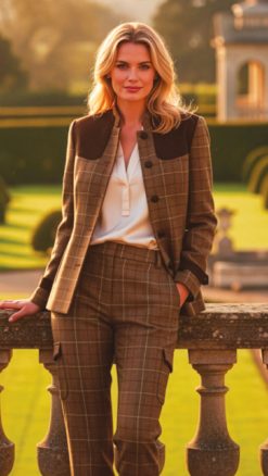 Really Wild Balmoral tweed country jacket in chestnut brown check: Heritage defined—timeless tweed designs meet today’s tailoring