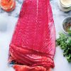 Var Salmon beetroot gravadlax – stunning 1 kg hand-cured organic side from Severn & Wye Smokery
