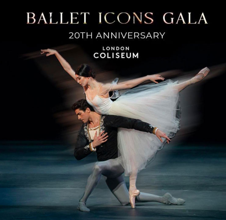 Ballet Icons Gala 20th Anniversary at the London Coliseum, international ballet performance.