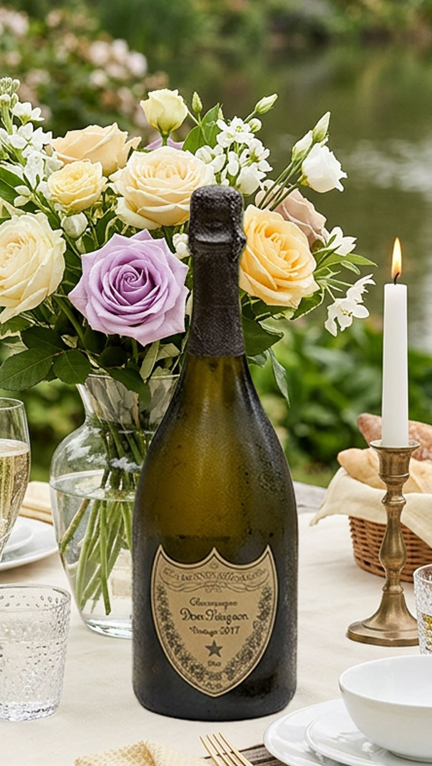 Dom Pérignon 2017 Vintage Champagne — Richard Geoffroy’s final release and one of the most intriguing Dom Pérignons in recent years: single bottle delivered