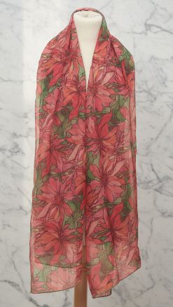 Fox & Chave Mucha Ruby Silk Scarf – when Fashion falls in love with Art again - Image 2