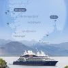 Ponant Le Champlain Norwegian Fjords cruise itinerary from Bergen to Oslo