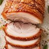 Fresh Iberian Duroc boneless pork leg joint from Britain's first Iberian pigs bred by Three Michelin-starred chef Brett Graham