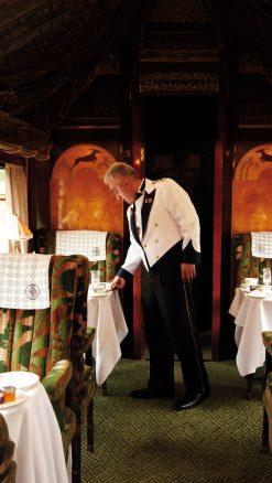 The British Pullman, a Belmond Train, on the way to Goodwood Festival of Speed 2027