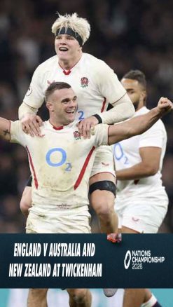 England v New Zealand Rugby.